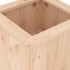Banco con jardineras madera maciza de pino 184,5x39,5x56,5