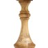Mesa auxiliar redonda madera maciza de mango 43x43x66