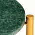 Mesa de centro piedra real textura de mármol verde 60x60x35