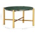 Mesa de centro piedra real textura de mármol verde 60x60x35