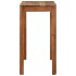 Mesa alta cocina madera acacia acabado miel 110x55x106