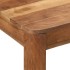 Mesa alta cocina madera acacia acabado miel 110x55x106