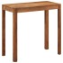 Mesa alta cocina madera acacia acabado miel 110x55x106