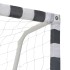 Portería de fútbol metal blanco y negro 300x160x90