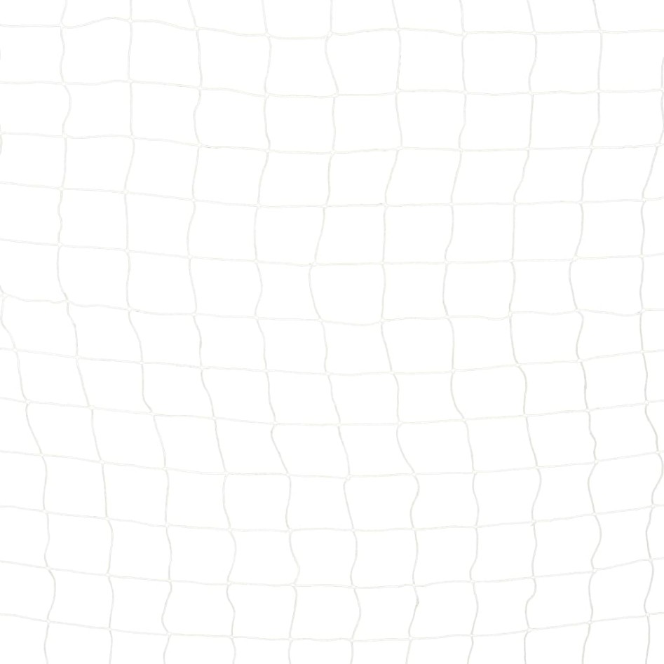 Portería de fútbol metal blanco y negro 300x160x90