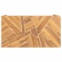 Mesa de centro madera maciza de teca erosionada 110x35x38