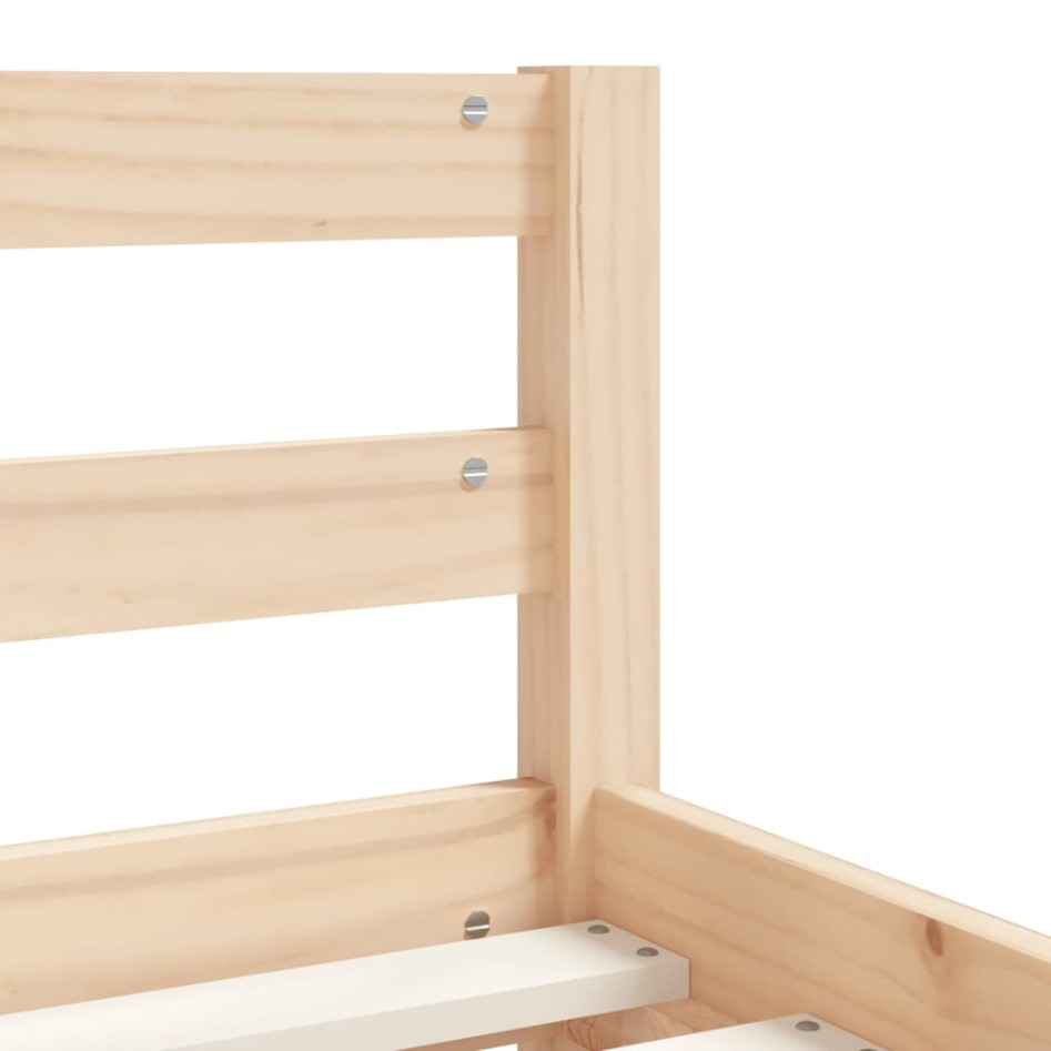 Estructura de cama infantil con cajones madera de pino
