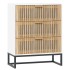 Aparador de madera contrachapada blanco 60x30x75