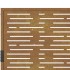 Puerta de jardín acero corten diseño cuadrado 105x205