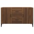 Aparador de madera de ingeniería roble marrón 100x36x60