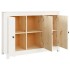 Aparador de madera maciza de pino blanco 100x35x74