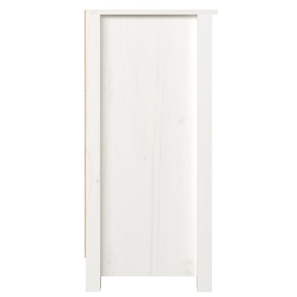 Aparador de madera maciza de pino blanco 100x35x74