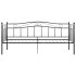 Estructura de sofá cama sin colchón metal negro 90x200