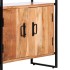 Estantería de 4 niveles madera maciza de acacia 80x30x180