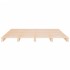 Cama de palets madera maciza de pino King Size 150x200