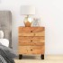 Mesita de noche madera acacia madera contrachapada 50x33x62