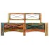 Estructura de cama de madera maciza reciclada 140x200