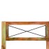 Estructura de cama de madera maciza reciclada 140x200