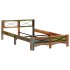 Estructura de cama de madera maciza reciclada 140x200