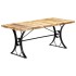 Mesa de comedor de madera maciza de mango 180x90x76