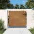 Puerta de jardín acero corten 85x100