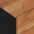 Mesita de noche madera acacia madera contrachapada 50x33x62