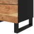 Mesita de noche madera acacia madera contrachapada 50x33x62