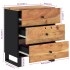 Mesita de noche madera acacia madera contrachapada 50x33x62
