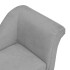Sofá para perros con almohada gris felpa 83x44x44
