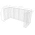 Gaviones para ocultar triple contenedor 250x100x120