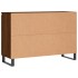 Aparador de madera de ingeniería marrón roble 104x35x70