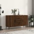 Aparador de madera de ingeniería roble marrón 100x36x60