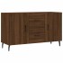 Aparador de madera de ingeniería roble marrón 100x36x60