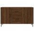 Aparador de madera de ingeniería roble marrón 100x36x60
