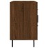 Aparador de madera de ingeniería roble marrón 100x36x60