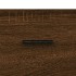 Aparador de madera de ingeniería roble marrón 100x36x60