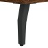 Aparador de madera de ingeniería roble marrón 100x36x60