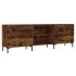 Mueble de TV madera de ingeniería roble ahumado 150x30x50