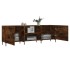 Mueble de TV madera de ingeniería roble ahumado 150x30x50