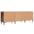 Mueble de TV madera de ingeniería roble ahumado 150x30x50