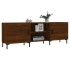 Mueble de TV madera de ingeniería roble marrón 150x30x50