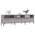 Mueble para TV madera contrachapada gris Sonoma 150x30x44,5