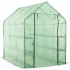 Invernadero accesible con 12 estantes acero 143x214x196