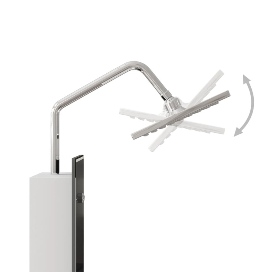 Panel de ducha de vidrio 18x45,5x130 cm