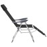 Sillas de camping plegables reposapiés 2 uds textilene