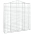 Cesta gaviones forma arco hierro galvanizado 200x30x200/220