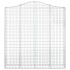 Cesta gaviones forma arco hierro galvanizado 200x30x200/220