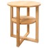 Mesa auxiliar de madera maciza de roble 40x50