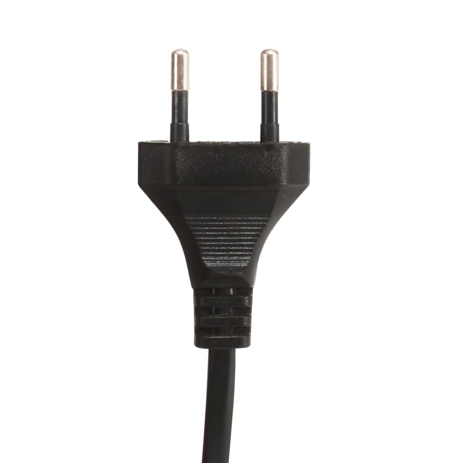 Lámpara de pie madera maciza de mango negro