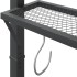 Cenador con tejado gris antracita 220x110x200